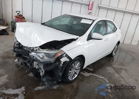 2014 Toyota Corolla Le Plus z USA, uszkodzony, nr VIN 2T1BURHE9EC196230
